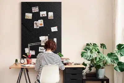 Wall cork memo board Smooth canvas