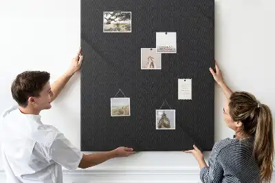 Wall cork memo board Smooth canvas