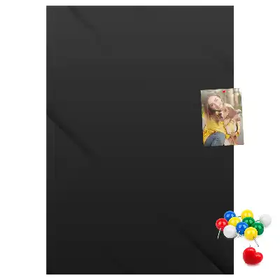 Wall cork memo board Smooth canvas