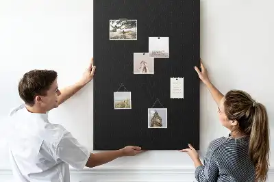 Cork Note Board with Exotic Vegetation Leaves Print