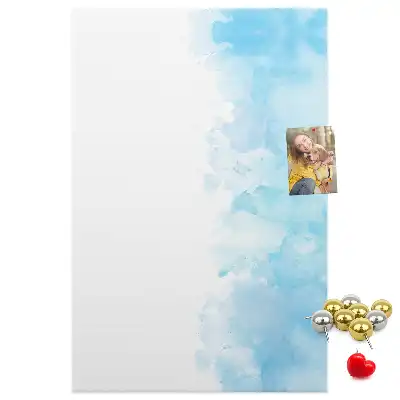 Watercolor Stains Wall Cork Memo Board