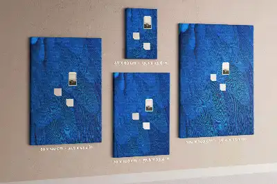 Parrot feathers cork pin board