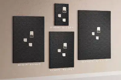 Dark theme cork note board