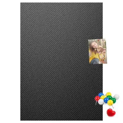 Dark theme cork note board
