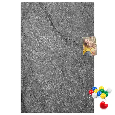 Rock structure cork note board