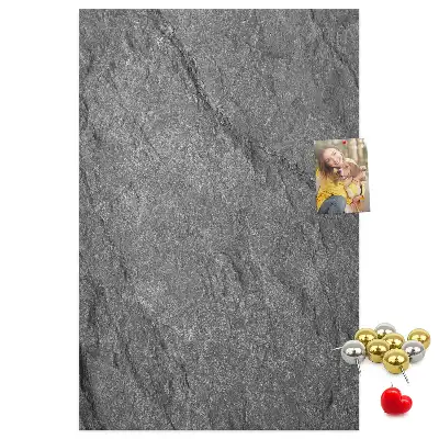 Rock structure cork note board
