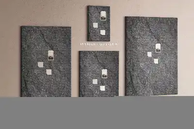 Rock structure cork note board