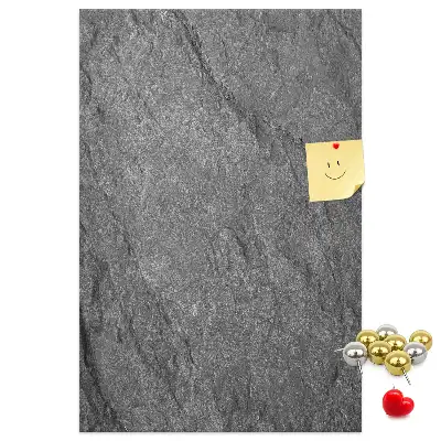 Rock structure cork note board