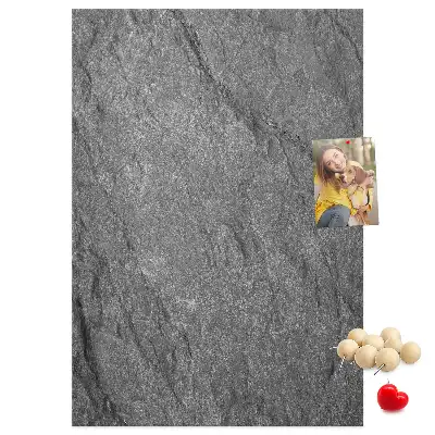 Rock structure cork note board