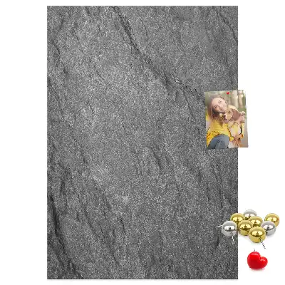 Rock structure cork note board