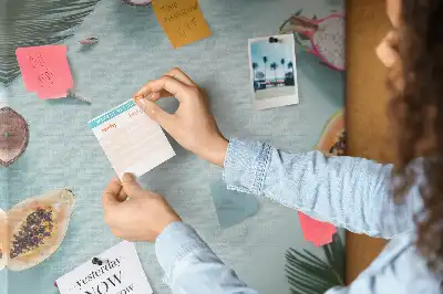 Wall cork memo board Holiday arrangement