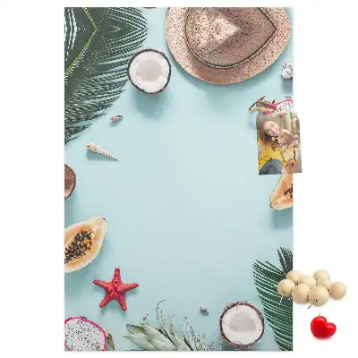 Wall cork memo board Holiday arrangement