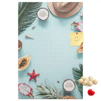 Wall cork memo board Holiday arrangement