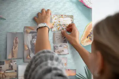 Wall cork memo board Holiday arrangement