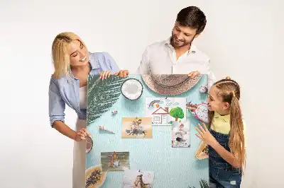 Wall cork memo board Holiday arrangement