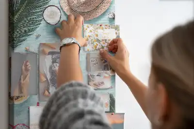 Wall cork memo board Holiday arrangement
