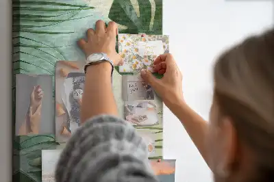 Tropical Monstera Cork Note Board