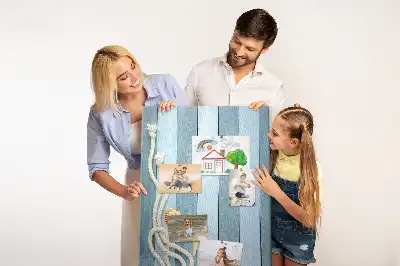 Nautical themed cork pin board