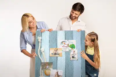 Nautical themed cork pin board