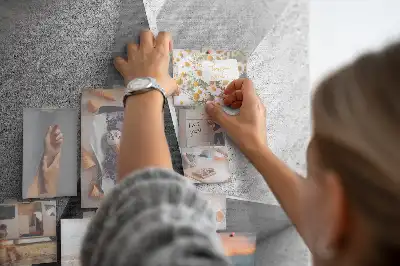 Cork Note Board Abstract geometry