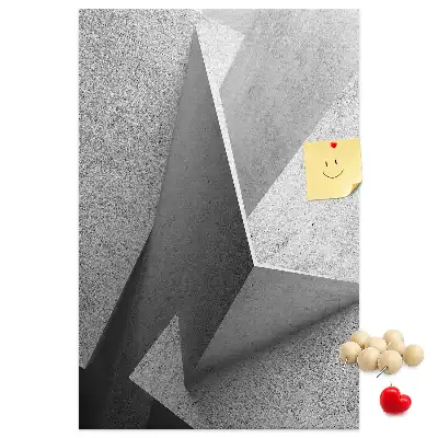 Cork Note Board Abstract geometry