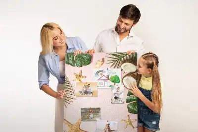 Summer finish cork pin board