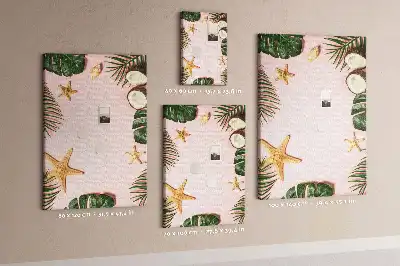 Summer finish cork pin board