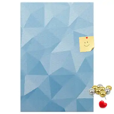 Wall cork memo board Geometric motif
