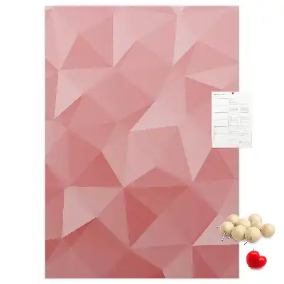 Symmetrical pattern cork pin board