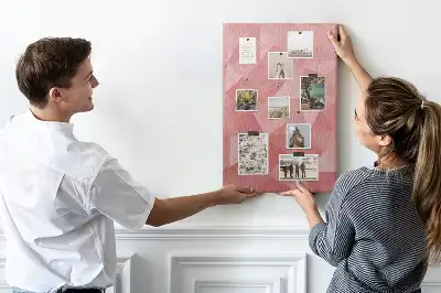 Symmetrical pattern cork pin board