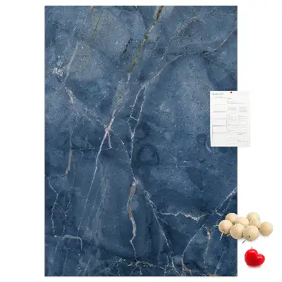Wall cork memo board Chic marble
