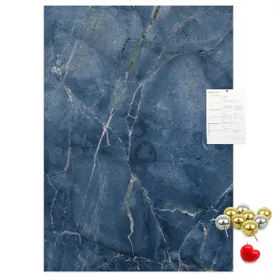 Wall cork memo board Chic marble