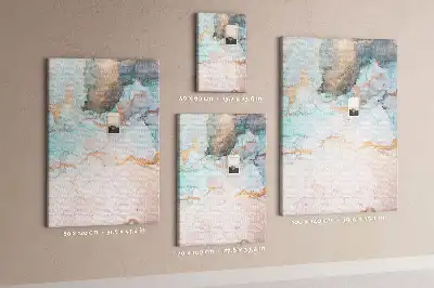 Cork Note Board Ink stains abstract