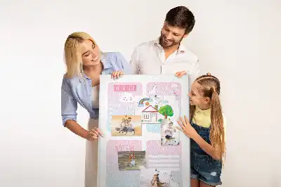 Cork pin board Unicorn planner