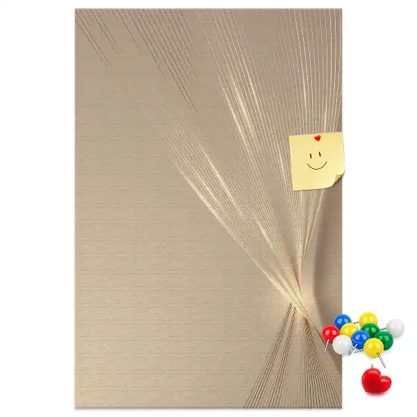 Wall cork memo board Light abstraction