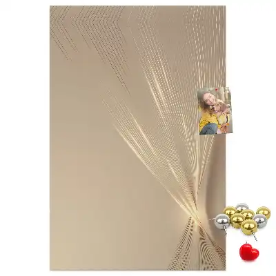 Wall cork memo board Light abstraction