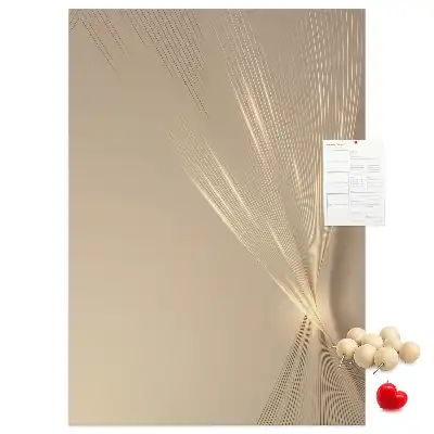 Wall cork memo board Light abstraction
