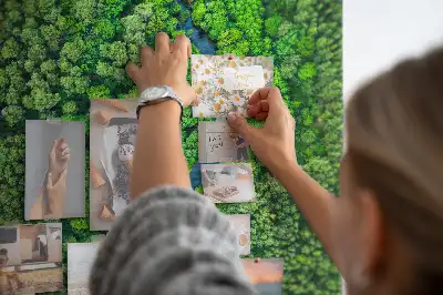 Forest Stream Cork Note Board