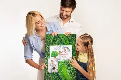 Forest Stream Cork Note Board