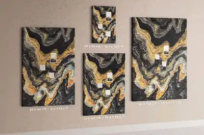 Artistic abstract spots wall cork memo board