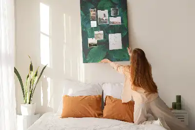 Large Tropical Leaves Cork Note Board
