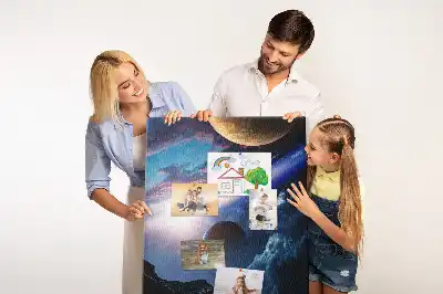 Universe Galaxy Cork Note Board