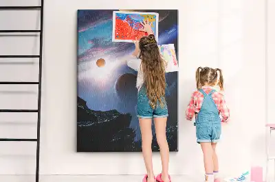 Universe Galaxy Cork Note Board