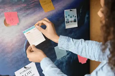 Cork Note Board Universe galaxy