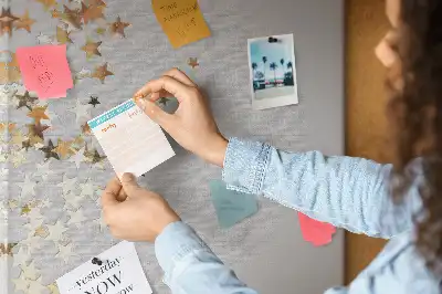 Wall cork memo board Tiny stars