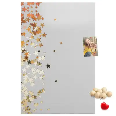 Wall cork memo board Tiny stars