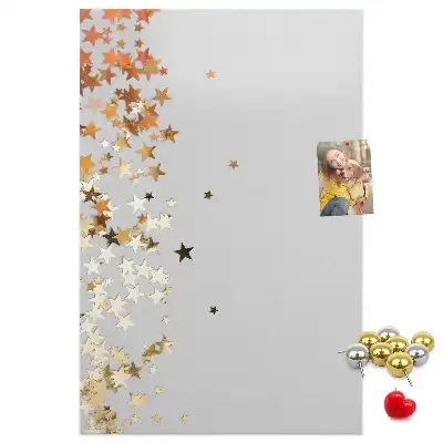 Tiny stars wall cork memo board