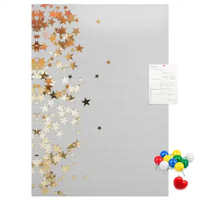 Tiny stars wall cork memo board