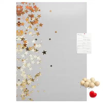 Tiny stars wall cork memo board