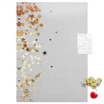 Tiny stars wall cork memo board